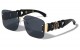 Lion Metallic Rimless Sunglasses m10926-lh