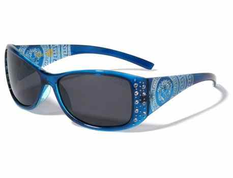 Lion Polarized Rhinestone Temple pol-rh-3084