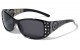 Lion Polarized Rhinestone Temple pol-rh-3084