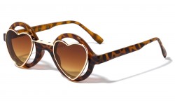Round Heart Shape Lens Sunglasses p9869
