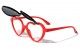 Kids Flip Up Heart Shaped Shades k830- flip