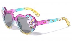 Kids Heart Unicorn Rainbow Sunglasses k898