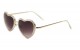 Metallic Heart Smoke Lense Shades m10357-heart