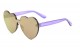 Heart Rimless Mirror Sunglasses p6472-cm