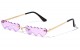 Triple Heart Rimless Sunglasses m10810-co