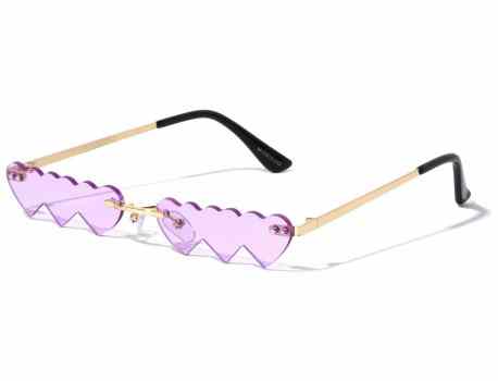 Triple Heart Rimless Sunglasses m10810-co
