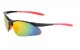 Semi-Rimless Color Mirror Shades bp0086-cm