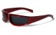Wide Rectangle Wrap Around Sunglasses bp0225