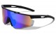 Semi Rimless Shield Sports Sunglasses bp0218-cm