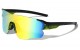 Rimless One Piece Shield Sunglasses bp0203-cm