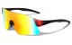 Rimless Frosted Shield Sunglasses bp0202-cm