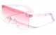 Rimless One Piece Shield Lens Shades p6718