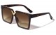 Oversized Flat Top Semi Rimless Shades p6667