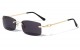 Rimless Rectangle Sunglasses m4021