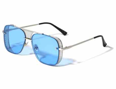 Barrel Rim Modern Squared Aviator Shades  m10925