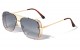 Barrel Rim Modern Squared Aviator Shades  m10925