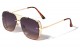 Barrel Rim Modern Squared Aviator Shades  m10925