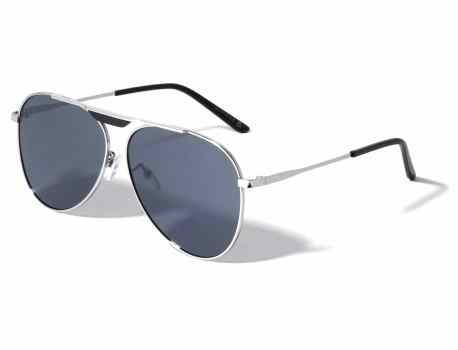 Bridgeless Top Bar Accent Aviators av-1718