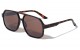 Temple Accent Flat Top Square Aviators av-5466