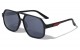 Temple Accent Flat Top Square Aviators av-5466