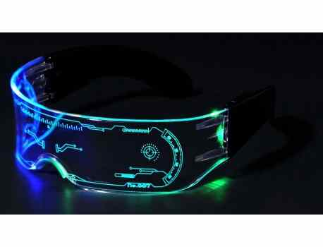 Led Shield Party Sunglasses  p30595-led