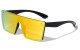 Flat Top Rimless Shield Sunglasses p6627-cm