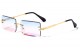 Rimless Diamond Edge Cut Lens m10820-oc