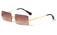 Rimless Diamond Edge Cut Lens m10820-oc