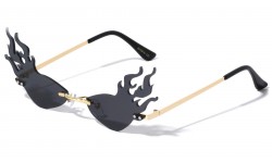 Fire Flame Cat Eye Sunglasses m10819-co