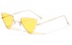 Metallic Triangle Fashion Sunglasses m10717