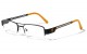 KHAN Semi-Rimless Clear Lens clr-1224-kn