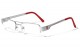 KHAN Semi-Rimless Clear Lens clr-1224-kn