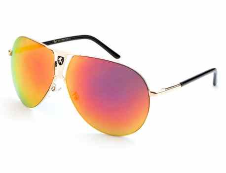 KHAN Aviators Cutout Front Color Mirror 8kn-1086-cm