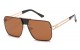 Manhattan Metallic Square Aviator mh88065