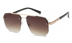 Manhattan Semi-Rimless Aviator mh88066