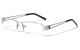 Khan Clear Semi Rimless Rectangle clr-1217-kn