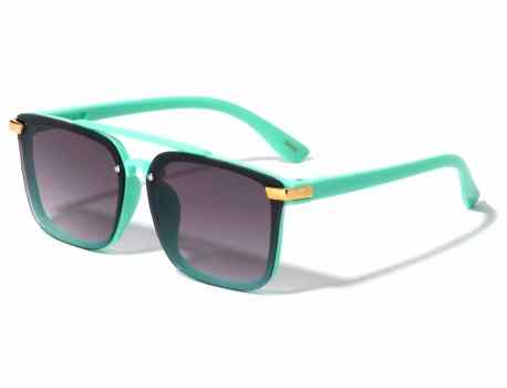 Kids Rimless Retro Aviator k890