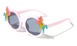 Kids Unicorn Round Fashion Sunglasses k855