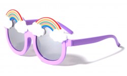 Kids Round Rainbow Sunglasses k894