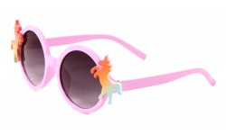 Kids Round Unicorn Sunglasses k835