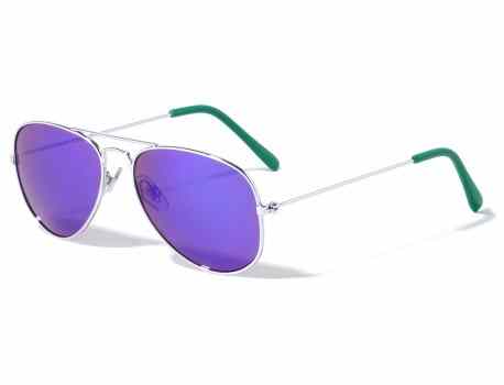 Kids Color Mirror Aviator Sunglasses k6258-cm