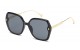 VG Metallic Temple Square Sunglasses vg29624