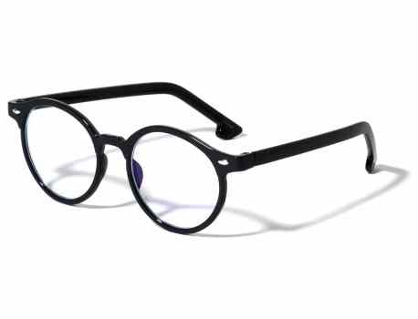 Kids Blue Light Blocking Retro Black kbl902-blk