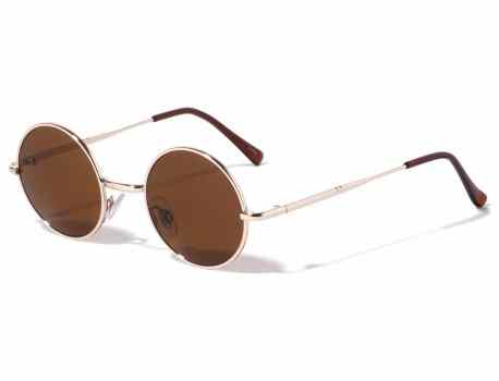 Super Dark Lens Retro Round Shades  pv8009-sd