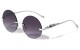 Rimless Round Jaguar Temple Shades m4046