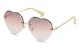 Giselle Rimless Heart Sunglasses gsl28266