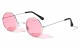 Color Lens Round Frame Shades 1001-co