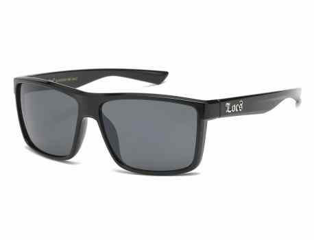 Locs Square Black Sunglasses loc91201-bk