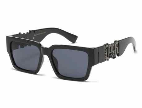 Locs Black Square Sunglasses loc91203-bk