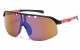 Xloop Semi-Rimless Wrap Shield Shades x3681